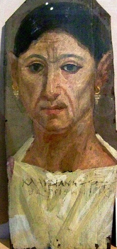 A Woman, Antinoopolis, AD 160-190 (Dijon, Musée des Beaux-Arts, GA 5)